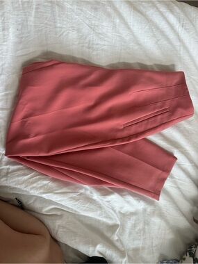 Zara Coral Pink Tailored Pants